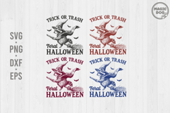 Trick or Trash Feral Halloween Raccoon| Spooky Witch Racoon Product Image 1