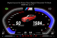 Digital Layout for Power Tune Digital Ultrawide V5 Dash Product Image 2