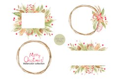Watercolor Christmas Bundle | Christmas Tree Clipart Product Image 9