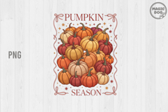 Retro Pumpkin Season Bow|Fall Pumpkins|Autumn Boho Pumpkins Product Image 1