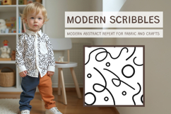 Abstract Modern Doodle Seamless Pattern Product Image 1