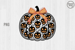 Black Lace Pumpkin Coquette|Halloween Pumpkin Bow Fall Product Image 1