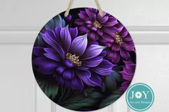 FLOWERS PNG CLIPART FOR DOOR HANGER, COASTERS AND MORE Product Image 2