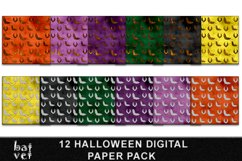 Halloween Digital Paper| Bat Background Bundle Product Image 1