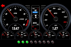 Digital Layout for Power Tune Digital Ultrawide V5 Dash Product Image 1