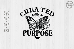 Created With A Purpose|Inspirational Quotes For Women Product Image 1