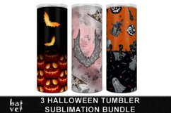 Halloween Tumbler Sublimation Bundle PNG Product Image 1