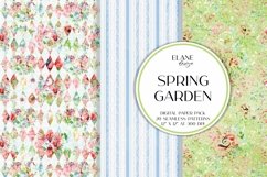 Spring Garden Digital Paper Pack Product Image 2