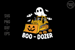 Halloween Bo-Dozer|Halloween Bulldozer|Spooky Pumpkin Ghost Product Image 1