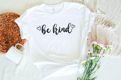 Be kind SVG, Positive Quote SVG, Be kind with hearts Product Image 2