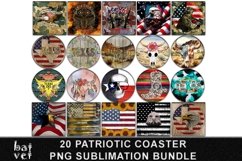 Texas Coaster Sublimation Bundle | Patriotic Print Designs Product Image 1