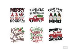 Christmas Gnome SVG &amp; Sublimation Bundle with PNG, DXF, EPS Product Image 2