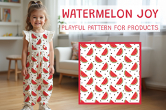 Cute Watermelon Slice Seamless Pattern Product Image 1