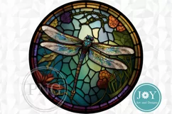 DRAGONFLY PNG CLIPART FOR DOOR HANGER, COASTERS AND MORE Product Image 1