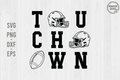 Touchdown Season|Football Season Game Day|Ballpark Mom SVG Product Image 1