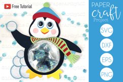 Cut Files Penguin Candy Holder |Christmas gift Product Image 1