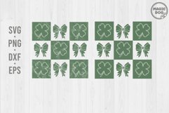 Retro Checkered St Patrick&#039;s Day|St Patrick&#039;s Coquette Product Image 1