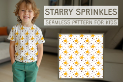 Playful Yellow Stars Seamless Pattern Product Image 1