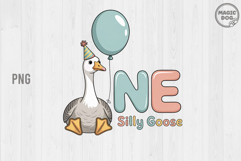 One Silly Goose Birthday Birthday Goose Boy and Girl Party Product Image 1