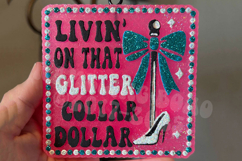 Glitter Collar Dollar Freshie/Soap Mold Housing STL Product Image 2
