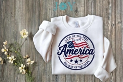 America Clipart PNG Sublimation Design Product Image 2