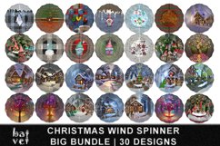Christmas Wind Spinner Sublimation Bundle | Big Bundle PNG Product Image 1