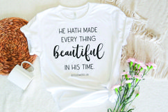 Bible Verse SVG, Ecclesiastes 3:11 SVG, Christian T-Shirt Product Image 2