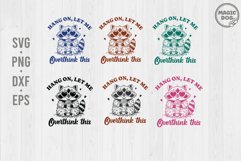 Hang On Let Me Overthink This|Vintage Retro Raccoon Quotes Product Image 1