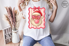 Santa Coquette Christmas|Vintage Santa with Pink Bubblegum Product Image 4