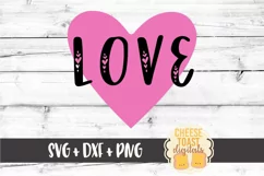 Love - Heart - Valentine SVG PNG DXF Cutting Files Product Image 2