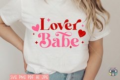 Lover Babe svg, Valentines svg, Funny Valentines svg Product Image 1