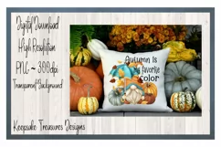 Autumn Is My Favorite Color, Gnome Illustration, PNG Product Image 2