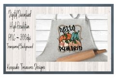 Hello Pumpkin, Hand Drawn, PNG Simulation Design Product Image 3