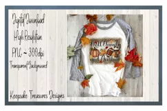 Fall Family and Football, PNG Sublimation Design Product Image 4