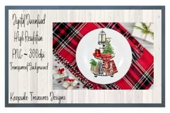 Christmas Buffalo Tiered Tray, PNG Sublimation Design Product Image 3