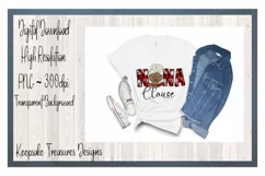 Nana Claus PNG, Hand Drawn, All 3 Nanas Included Product Image 3