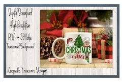 Christmas Vibes, Hand Drawn Sublimation PNG Product Image 4