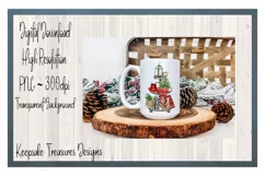 Christmas Buffalo Tiered Tray, PNG Sublimation Design Product Image 4