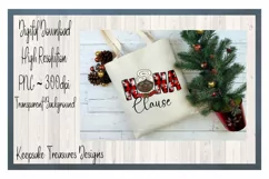 Nana Claus PNG, Hand Drawn, All 3 Nanas Included Product Image 4