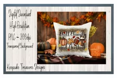 Fall Family and Football, PNG Sublimation Design Product Image 1
