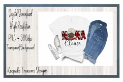 Nana Claus PNG, Hand Drawn, All 3 Nanas Included Product Image 5