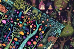 Enchanted Forest Digital Papers - Seamless Patterns Product Image 2