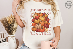 Retro Pumpkin Season Bow|Fall Pumpkins|Autumn Boho Pumpkins Product Image 4