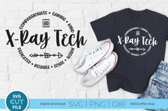 X-ray tech svg, an xray technologist circle art svg Product Image 1