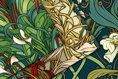 Art Nouveau Digital Papers - Seamless Patterns Product Image 2
