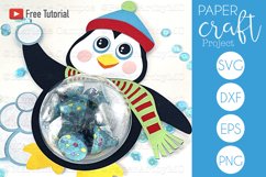 Cut Files Penguin Candy Holder |Christmas gift Product Image 2