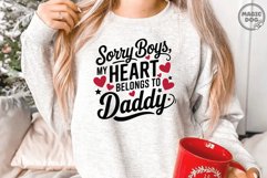 Sorry Boys My Heart Belongs To Daddy|Valentine&#039;s Day Product Image 2