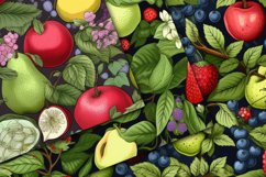 Fruit Garden Digital Papers - Seamless Patterns Product Image 2