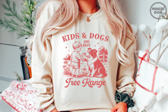 Kids &amp; Dogs Are Best Free Range|Farm Mama|Homestead SVG Product Image 2