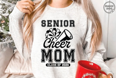 Senior Cheer Mom Class of 2026|Cheerleader Mom 2026 SVG Product Image 2
